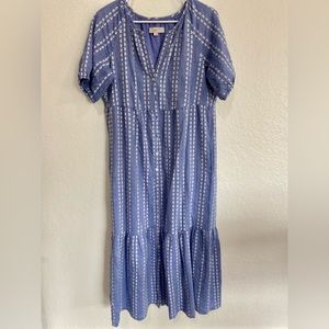 LOFT Women’s blue midi dress